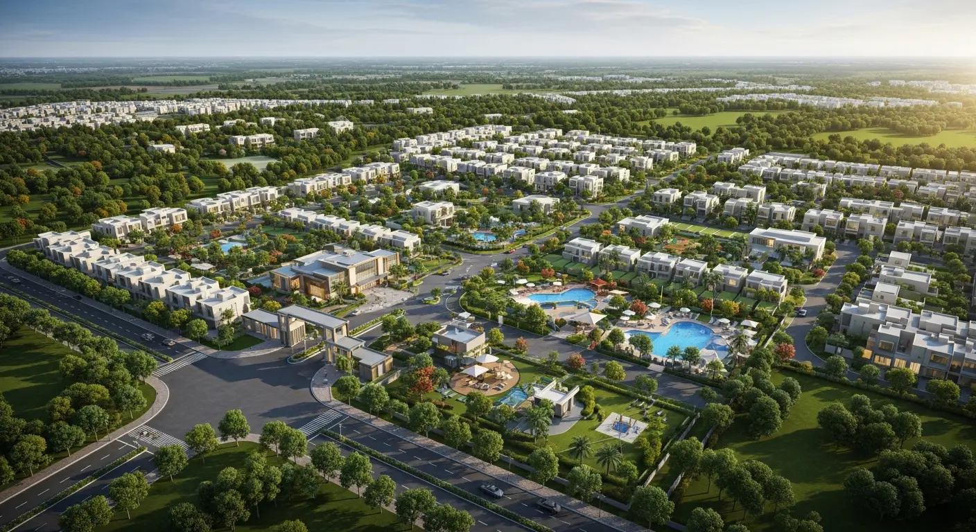 Hiranandani Karjat Plot Gated Security and Infrastructure